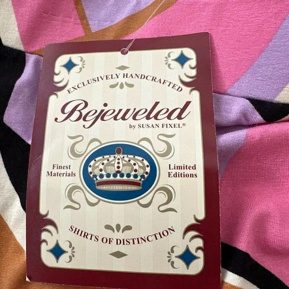 NWT Y2K Vintage Bejewled Pucci Print Micro Mini- RARE - Picture 5 of 7